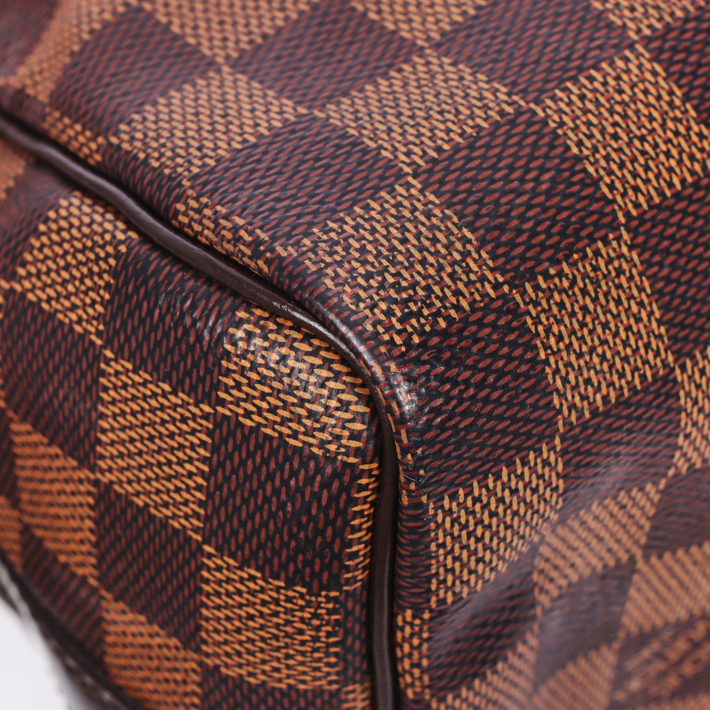 Pre-Owned Louis Vuitton Speedy Bandoulière 25 Damier Eben & Damier Azur 25 & Louis Vuitton Charm 48930408 &72802421&51621143