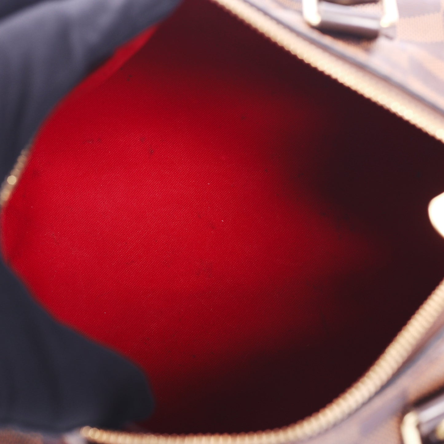 Pre-Owned Louis Vuitton Speedy Bandoulière 25 Damier Eben & Damier Azur 25 & Louis Vuitton Charm 48930408 &72802421&51621143