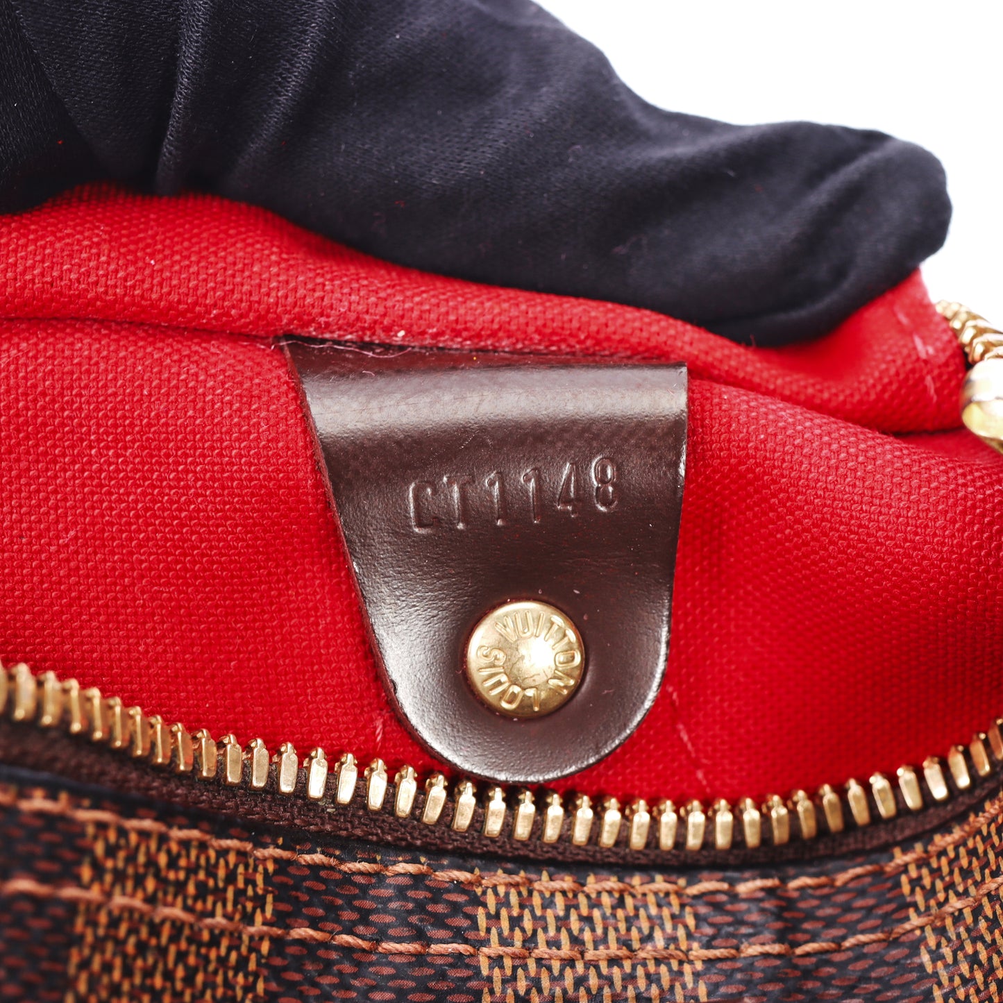 Pre-Owned Louis Vuitton Speedy Bandoulière 25 Damier Eben & Damier Azur 25 & Louis Vuitton Charm 48930408 &72802421&51621143