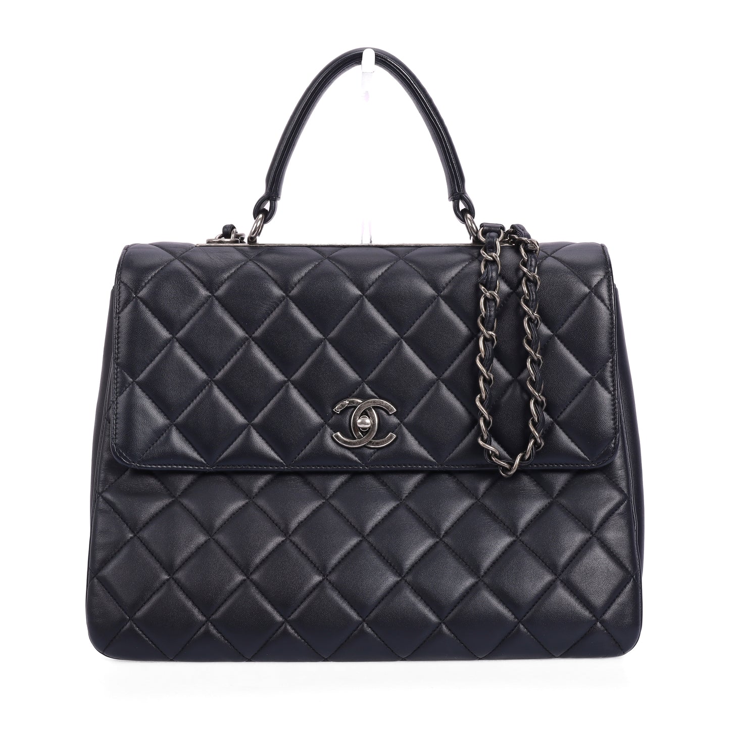 Pre-Owned Chanel Trendy CC navy Lambskin Shoulder Bag 49585067