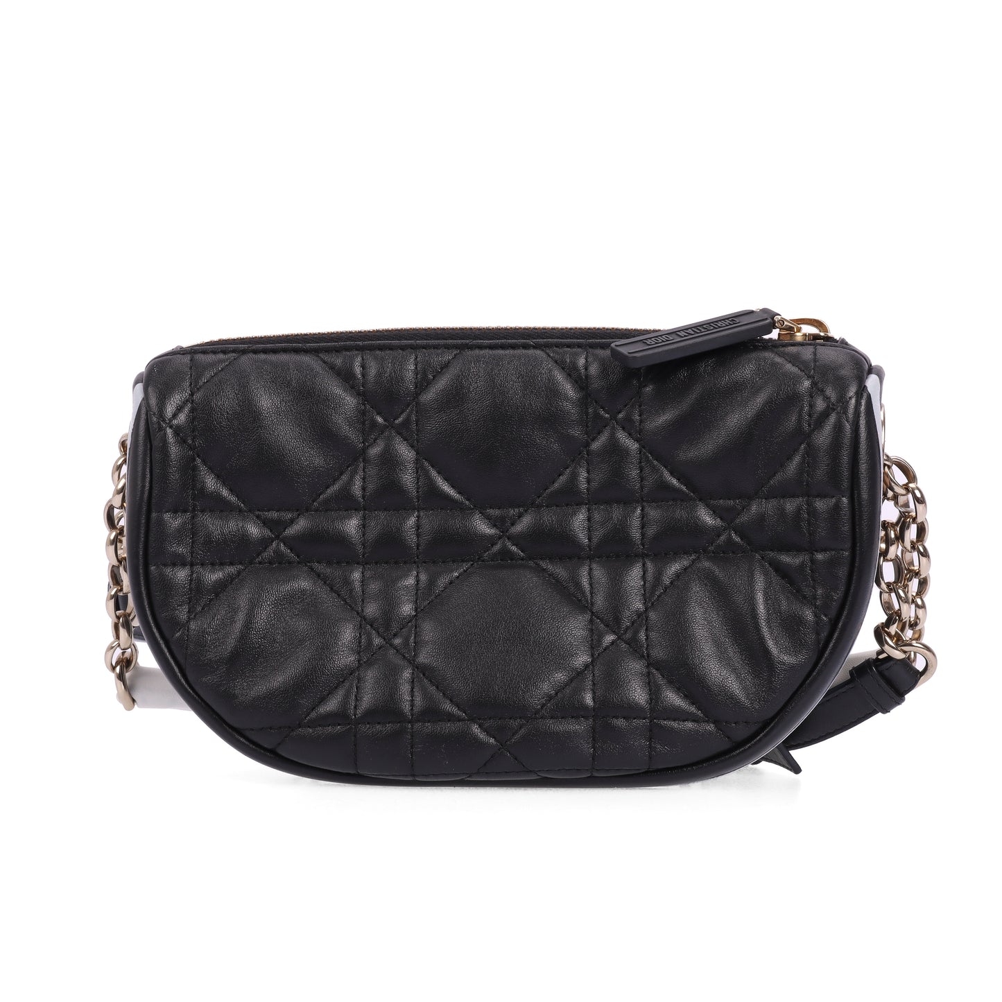Pre-Owned Dior Black Leather Crossbody Bag 51134425 L