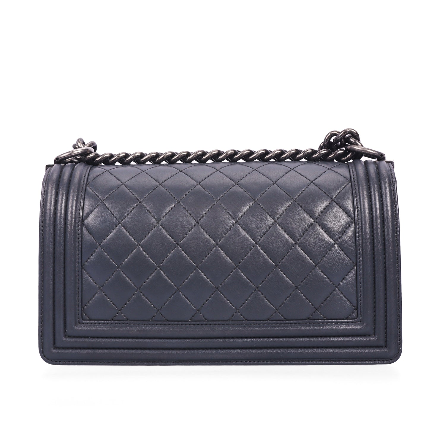 Pre-Owned Chanel Le Boy Black Quilted Leather Shoulder Bag 51365576