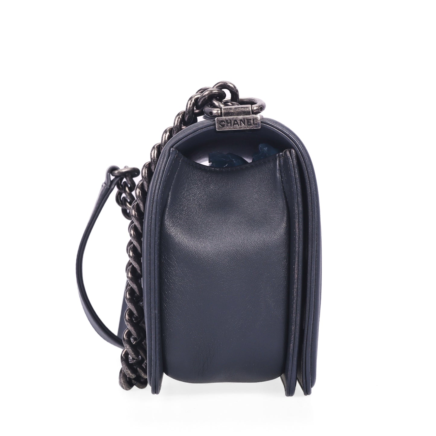 Pre-Owned Chanel Le Boy Black Quilted Leather Shoulder Bag 51365576