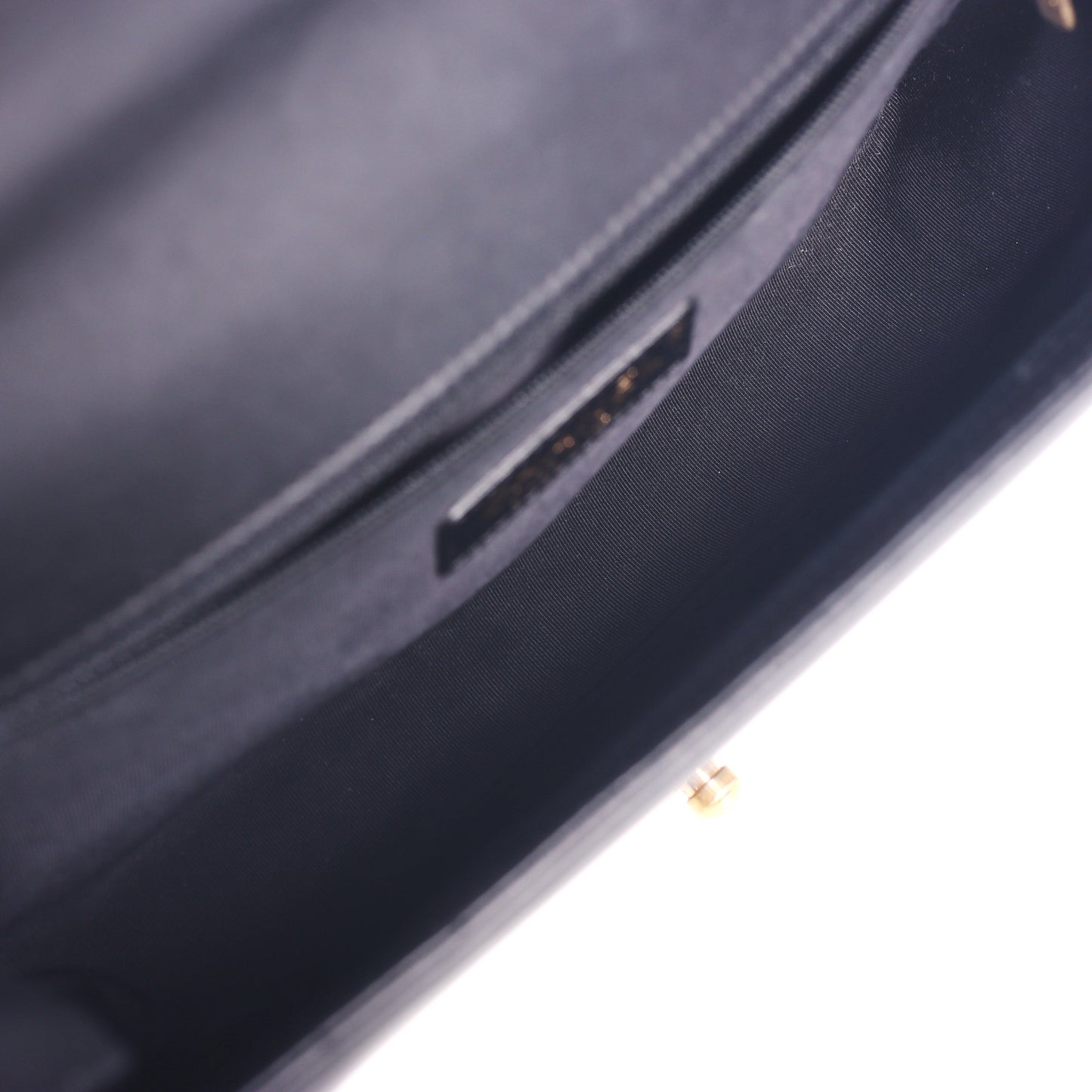 Pre-Owned Chanel Le Boy Black Quilted Lambskin Leather Shoulder Bag 55071493