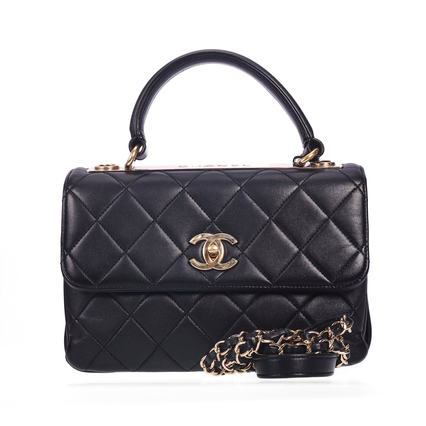 Pre-Owned Chanel Black Quilted Leather Shoulder Bag 57318186