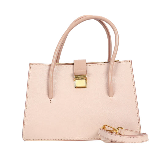 Pre-Owned Miu Miu Pink Leather Shoulder Bag 59884036