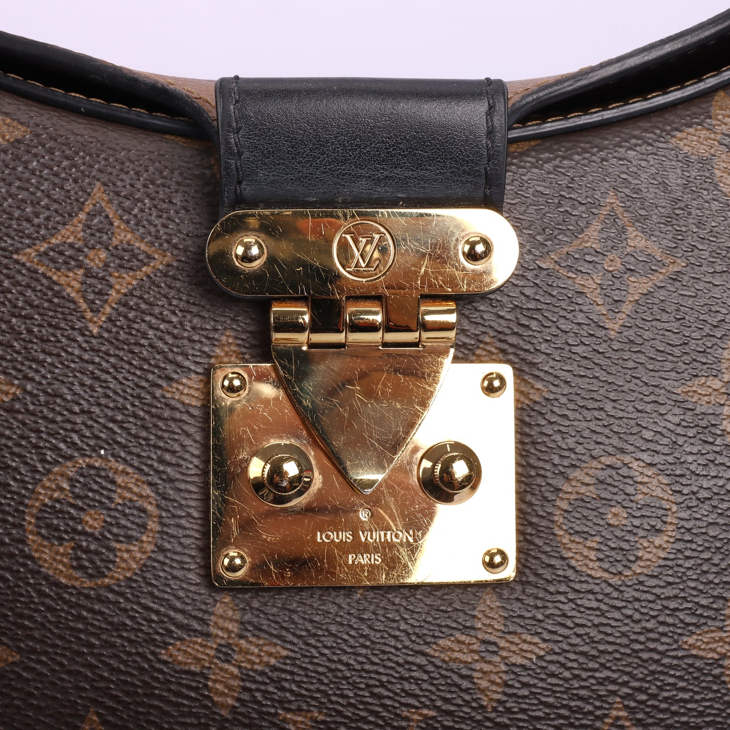 Pre-Owned Louis Vuitton Twinny Black Monogram Coated Canvas Shoulder Bag 61947720