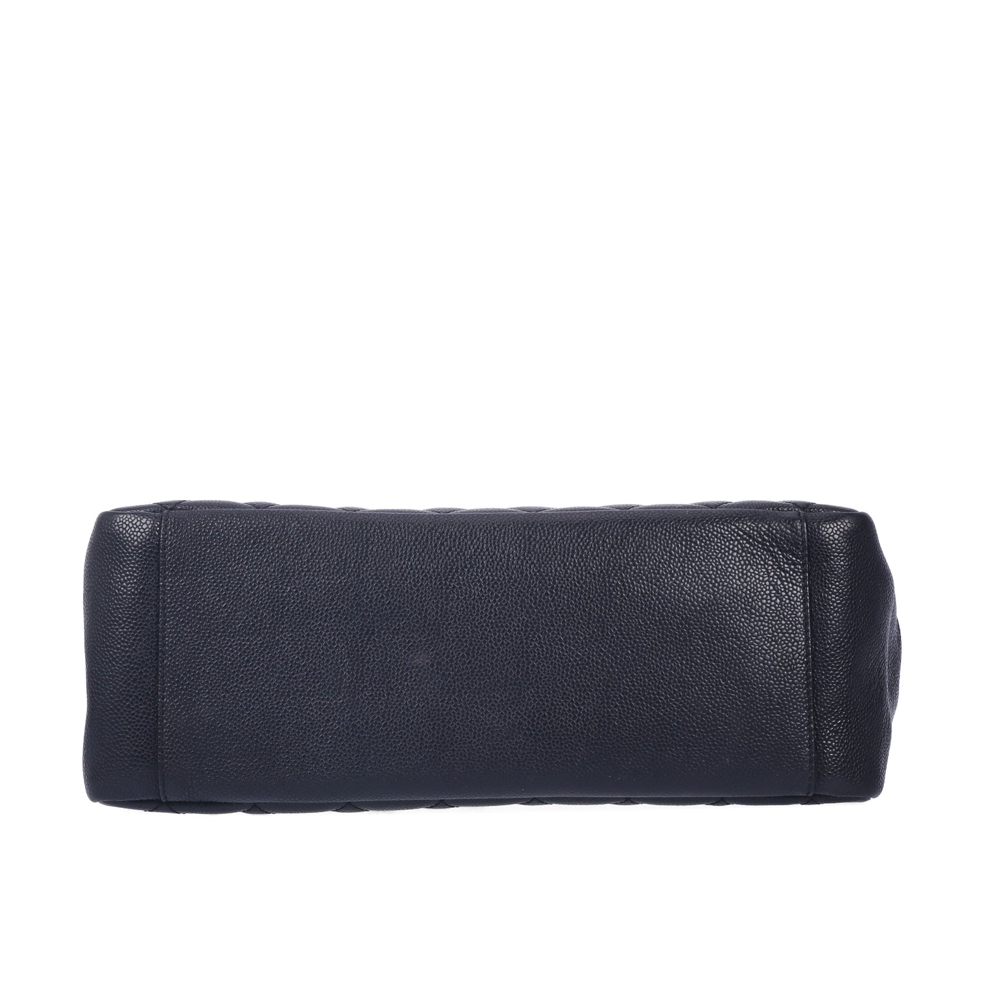 Pre-Owned Chanel Grand Shopping Tote Black Calfskin Shoulder Bag 64744782