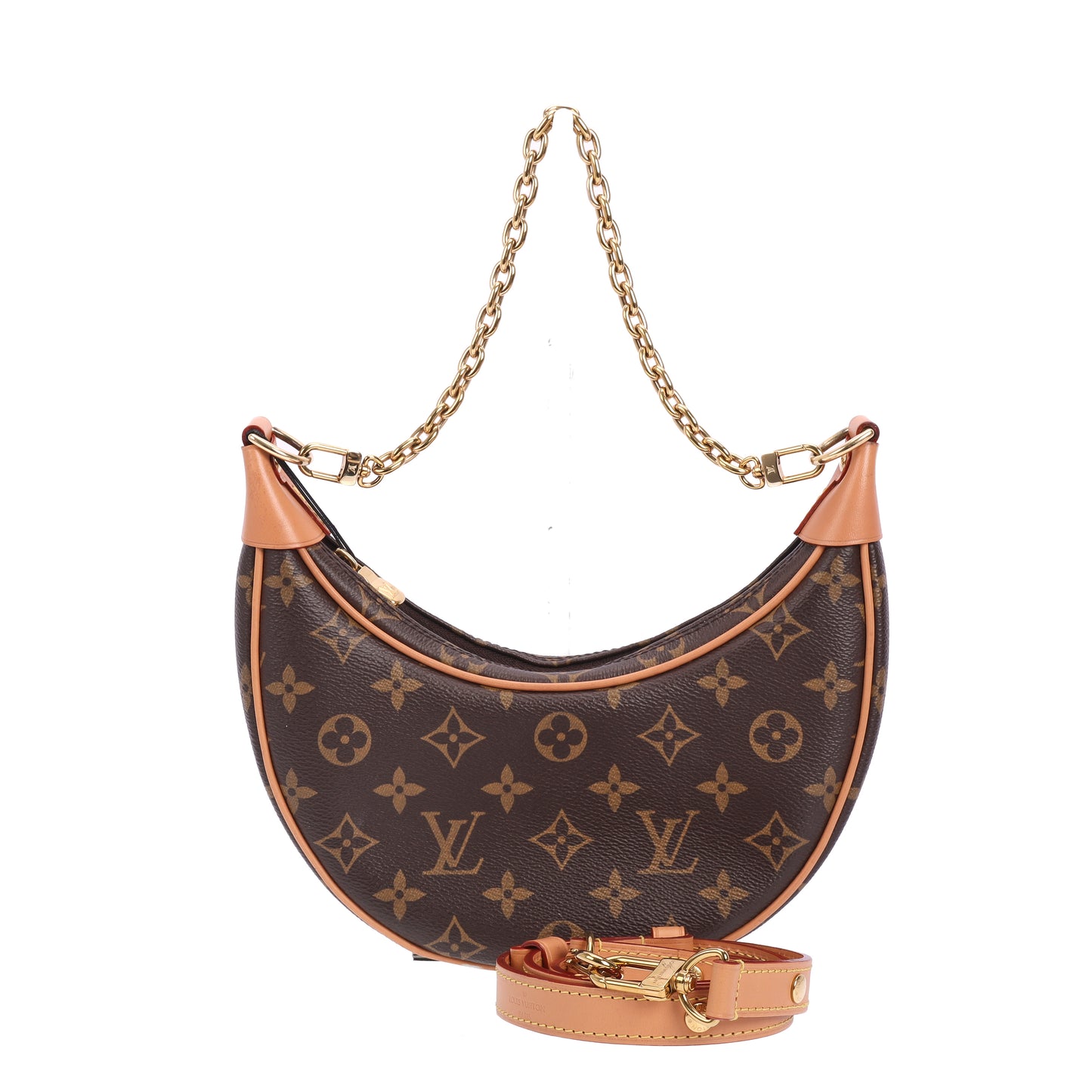 Pre-Owned Louis Vuitton Brown Monogram Coated Canvas Crossbody Bag 64892872