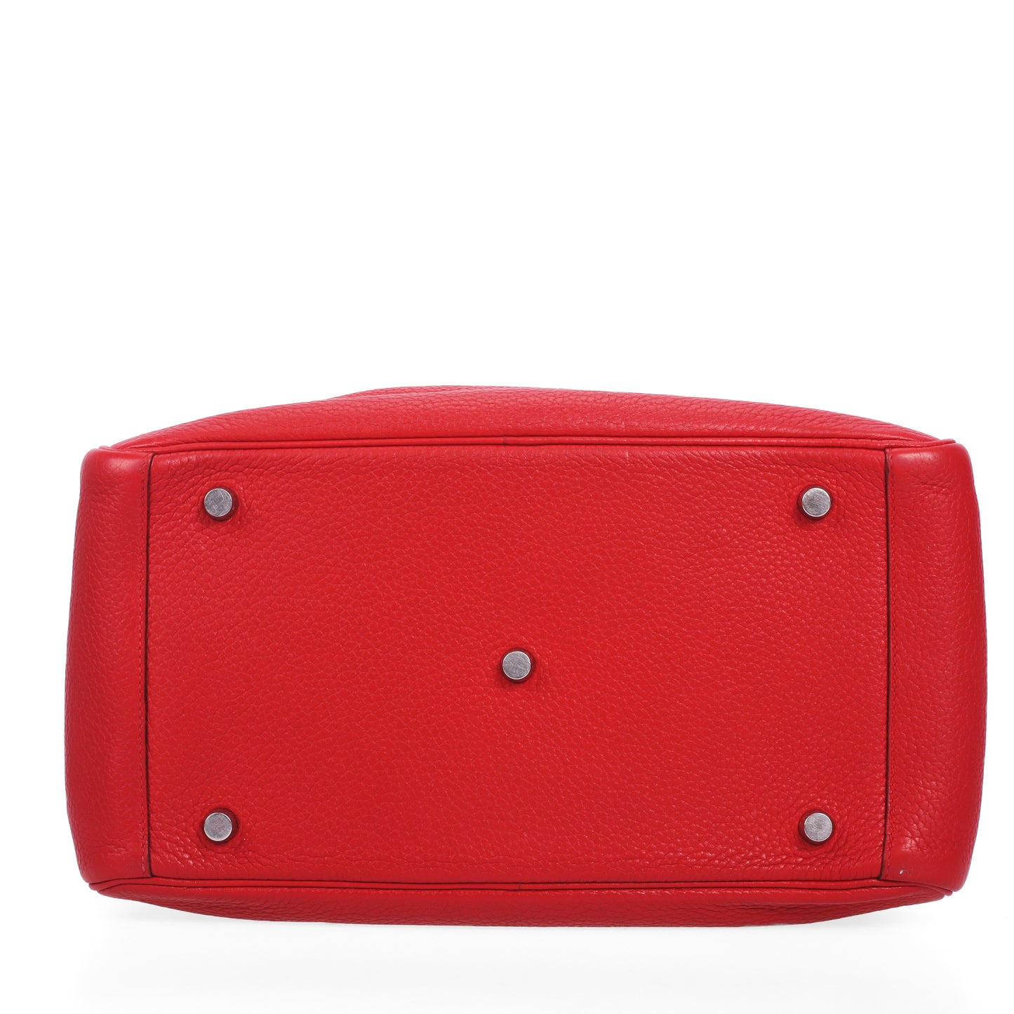 Pre-Owned Hermès Lindy Red Taurillon Clemence Calfskin Shoulder Bag 65098976 CE
