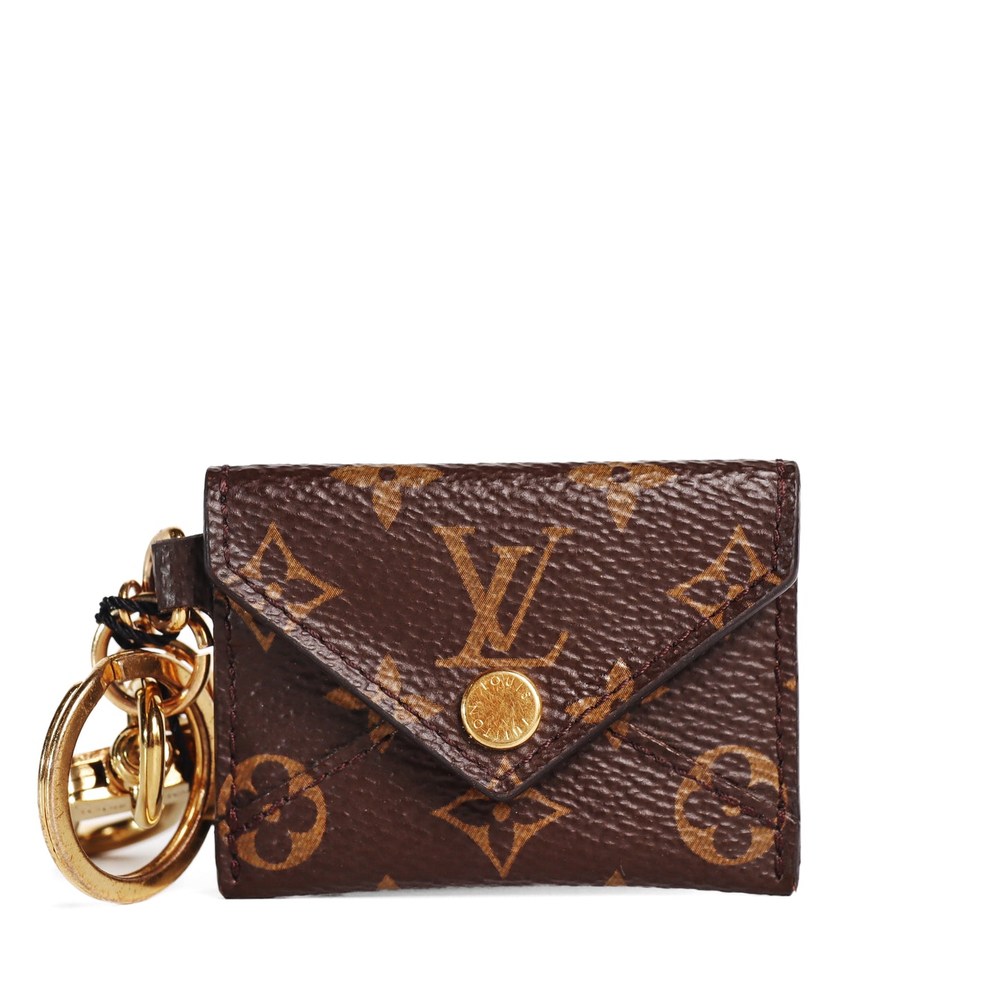 Pre-Owned Louis Vuitton Alma BB Monogram Brown Coated Canvas Crossbody Bag & Louis Vuitton Charm 80678499 & 66325671