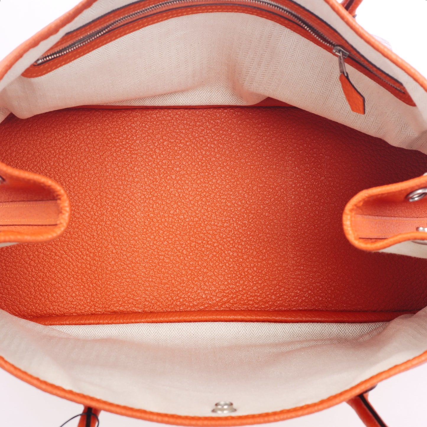 Pre-Owned Hermès Garden Party 36 Capucine Togo Calfskin Leather Top Handle Bag 66460801