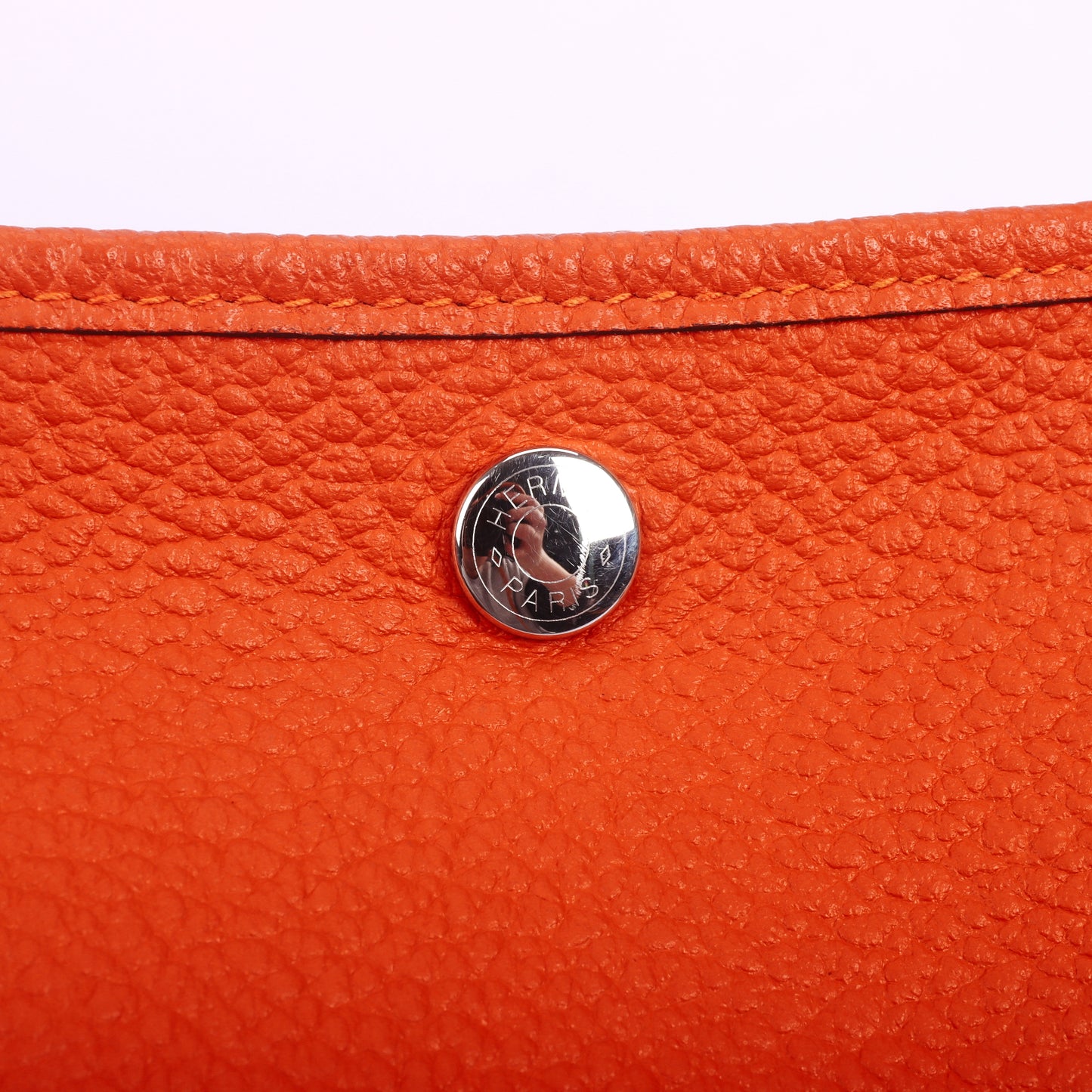 Pre-Owned Hermès Garden Party 36 Capucine Togo Calfskin Leather Top Handle Bag 66460801