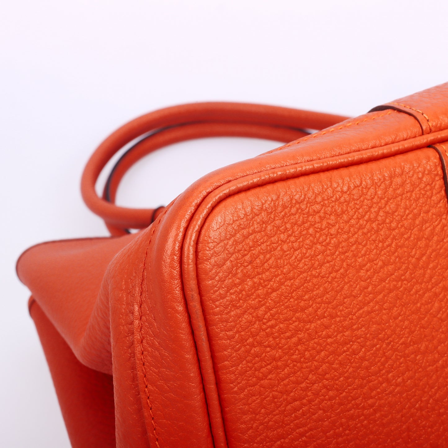 Pre-Owned Hermès Garden Party 36 Capucine Togo Calfskin Leather Top Handle Bag 66460801