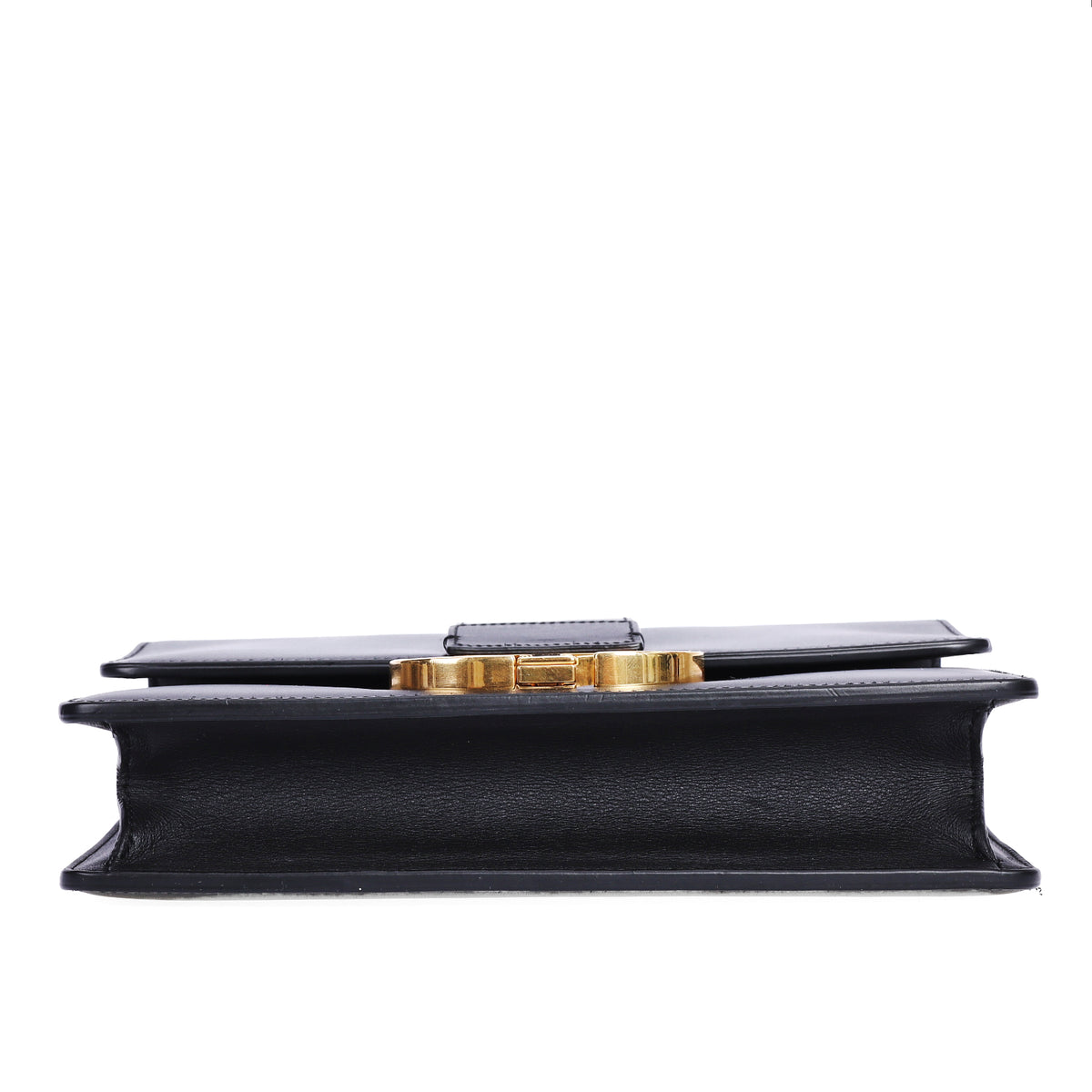 Pre-Owned Dior 30 Montaigne Black Calfskin Shoulder Bag 66690010