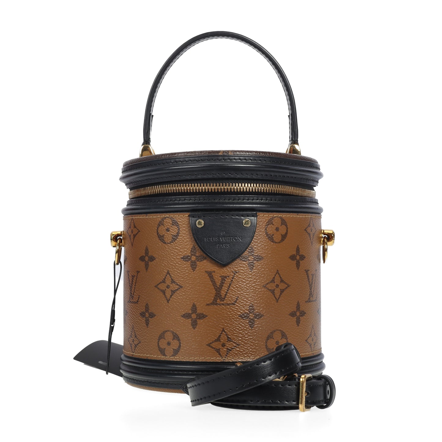 Pre-Owned Louis Vuitton Cannes Brown Monogram Reverse Coated Canvas Shoulder Bag 67175784
