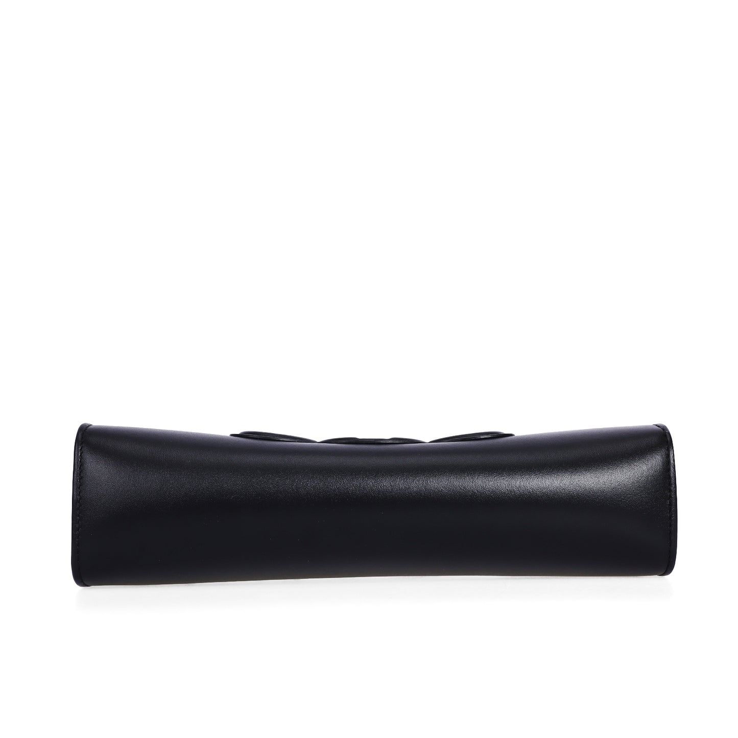 Pre-Owned Celine Ava Triomphe Black Calfskin Shoulder Bag 67713343