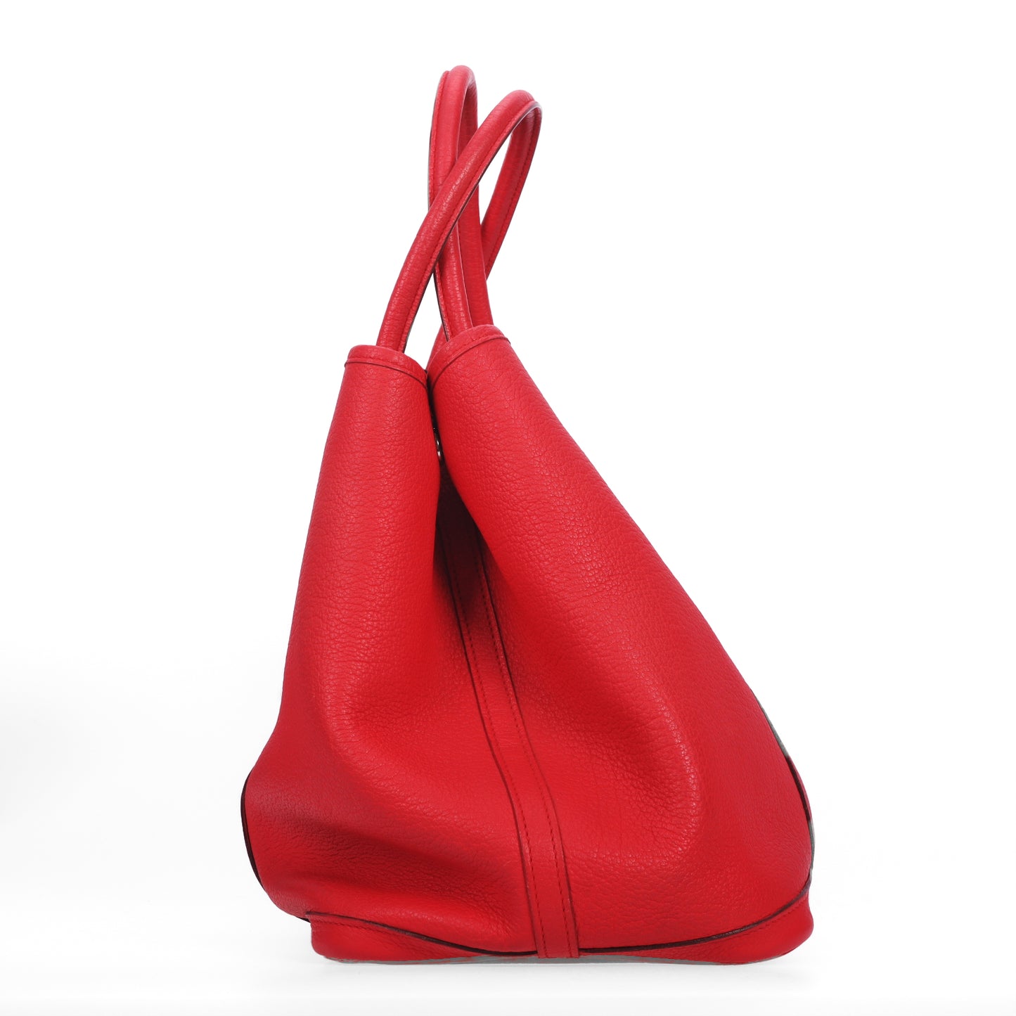 Pre-Owned Hermès Garden Party 36 Chili Red Taurillon Clemence Calfskin Leather Shoulder Bag 67923867