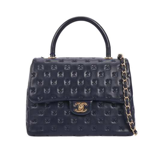 Pre-Owned Chanel Coco Handle Black Quilted Lambskin Crossbody Bag 67933953 xhsp 43485078