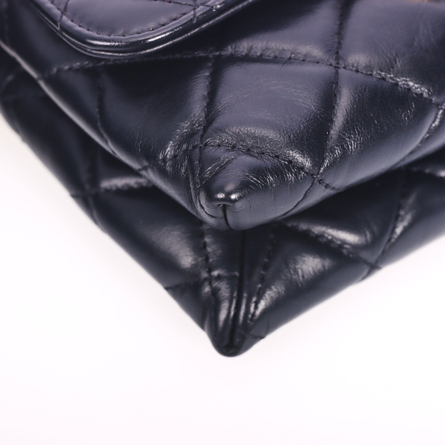 Pre-Owned Chanel Classic Black Quilted Lambskin Leather Wallet on Chain 68399510 ce