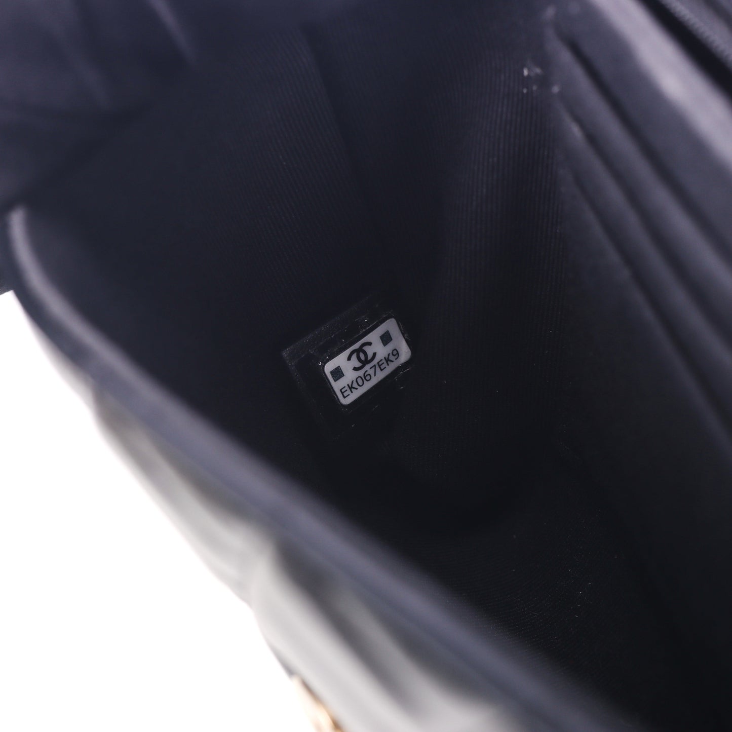 Pre-Owned Chanel Classic Black Quilted Lambskin Leather Wallet on Chain 68399510 ce