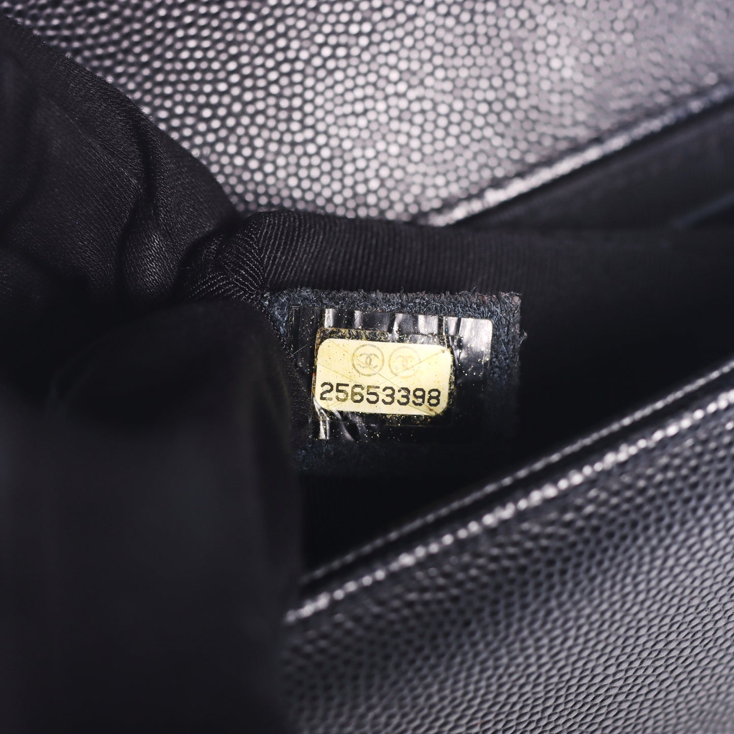 Pre-Owned Chanel BOY Black Calfskin Crossbody Bag 69497919