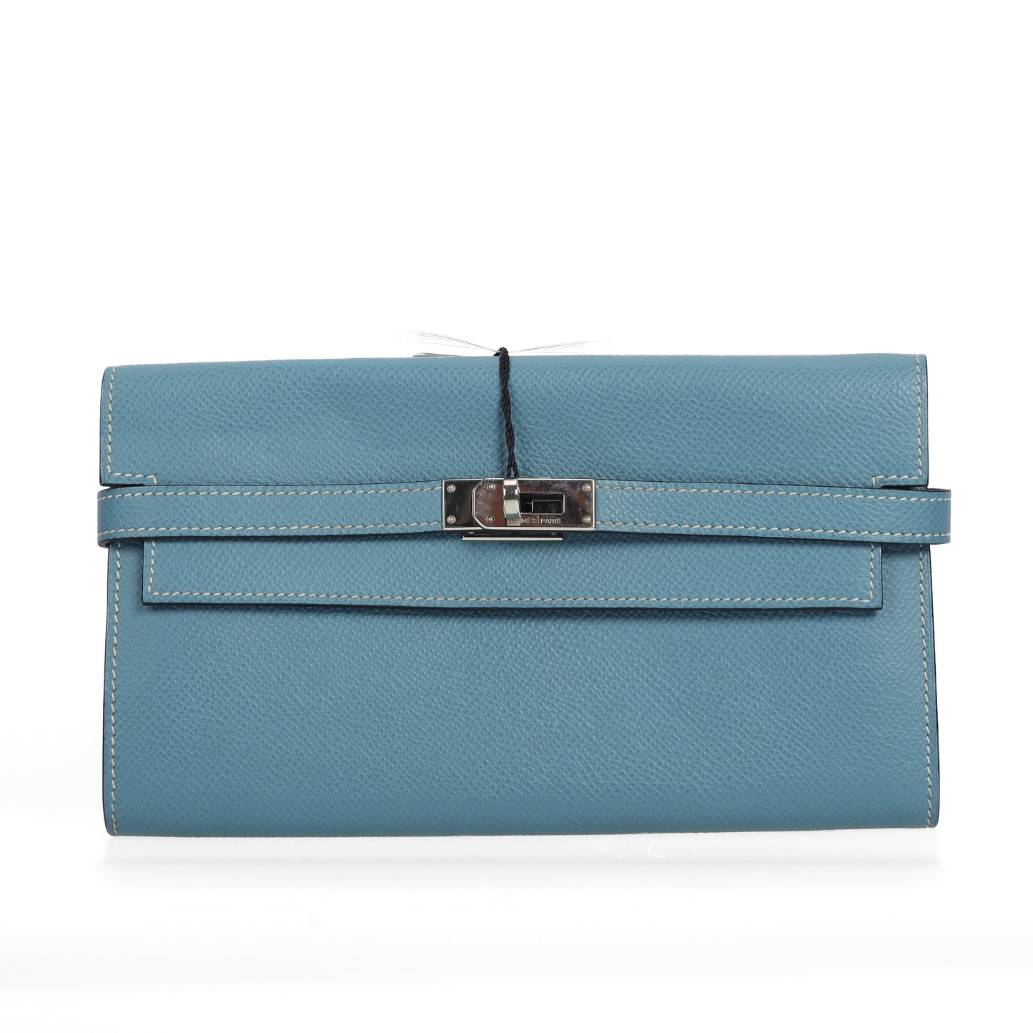 Pre-Owned Hermès Kelly Blue Leather Wallet 70590965