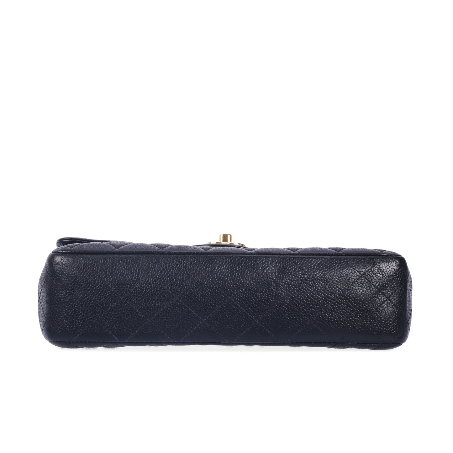 Pre-Owned Chanel Classic Flap Black Quilted Calfskin Leather Shoulder Bag 71417597