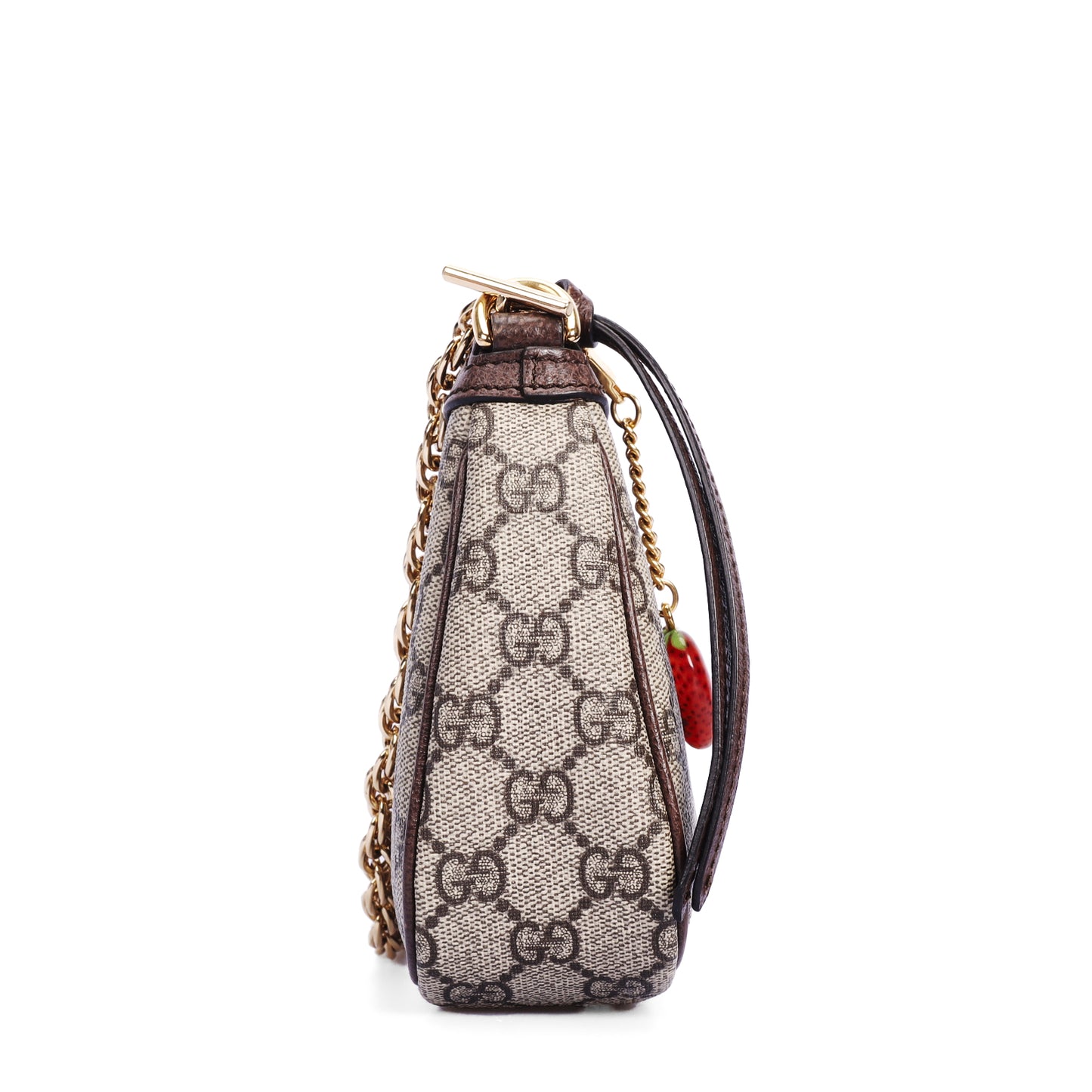 Pre-Owned Gucci Ophidia GG Supreme Canvas Brown Coated Canvas Shoulder Bag 72034991