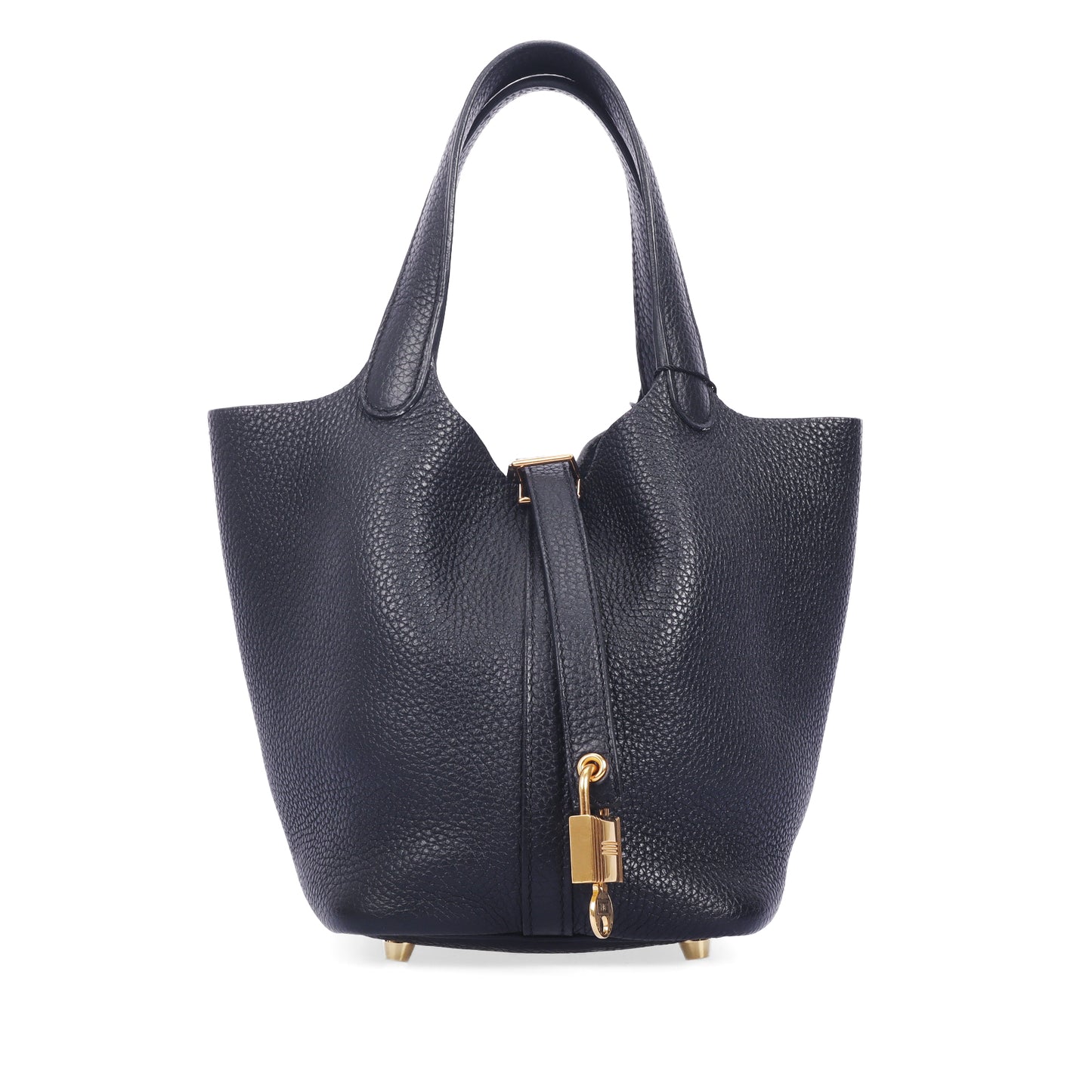 Pre-Owned Hermès Picotin Lock 18 Black Togo Calfskin Top Handle Bag 74276393L