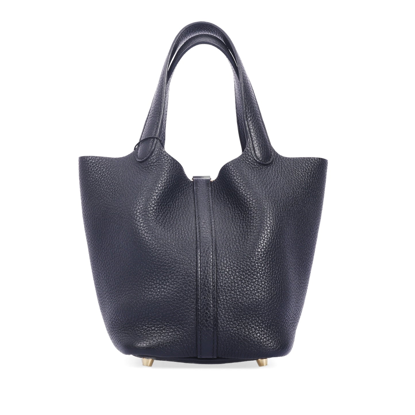 Pre-Owned Hermès Picotin Lock 18 Black Togo Calfskin Top Handle Bag 74276393L