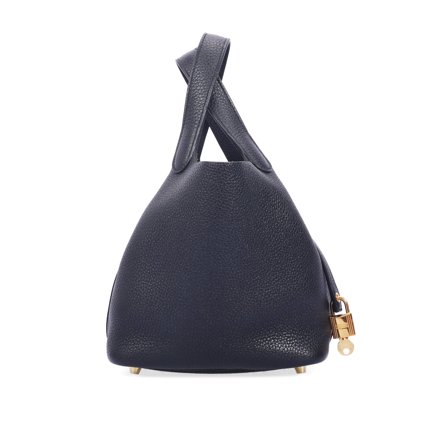 Pre-Owned Hermès Picotin Lock 18 Black Togo Calfskin Top Handle Bag 74276393L