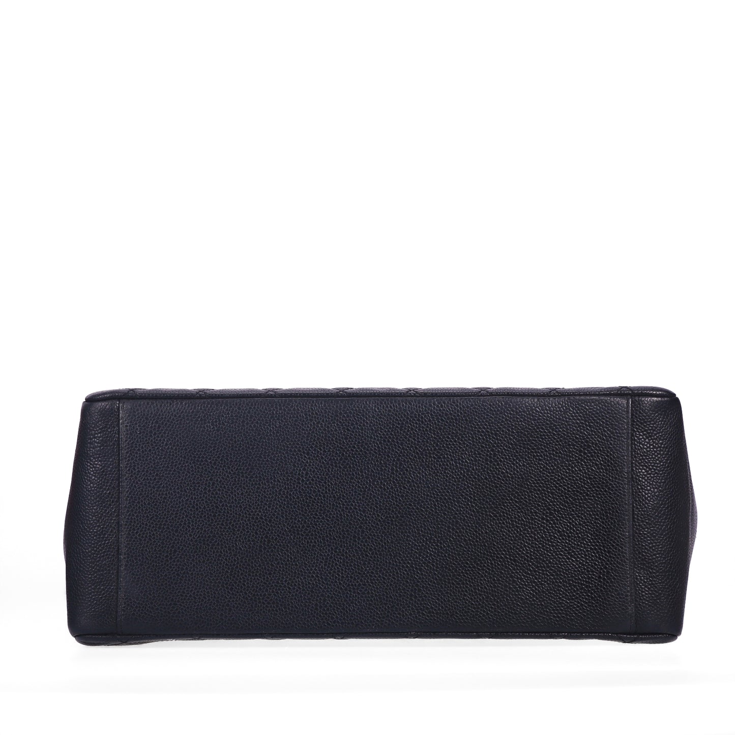 Pre-Owned Chanel Grand Shopping Tote Black Calfskin Shoulder Bag 74503749