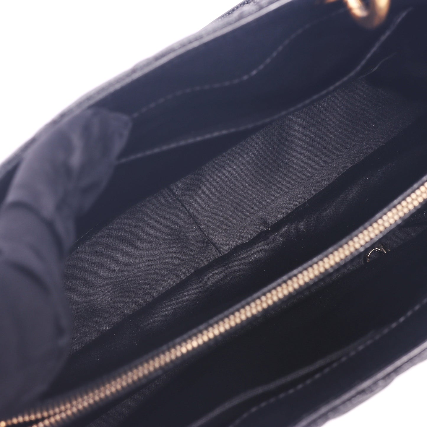 Pre-Owned Chanel Grand Shopping Tote Black Calfskin Shoulder Bag 74503749