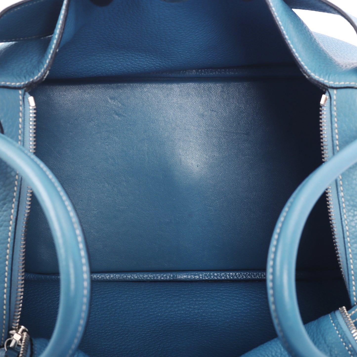 Pre-Owned Hermès Lindy 34 Blue Izmir Taurillon Clemence Calfskin Shoulder Bag 74848874