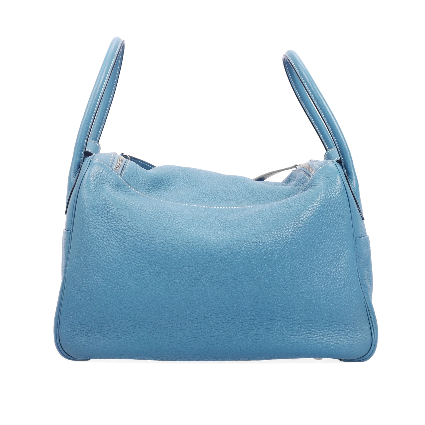 Pre-Owned Hermès Lindy 34 Blue Izmir Taurillon Clemence Calfskin Shoulder Bag 74848874