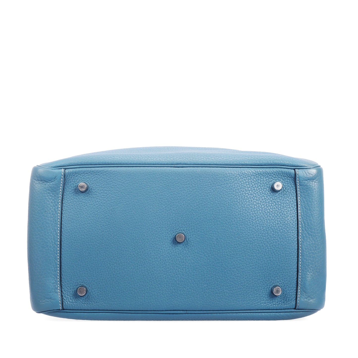 Pre-Owned Hermès Lindy 34 Blue Izmir Taurillon Clemence Calfskin Shoulder Bag 74848874