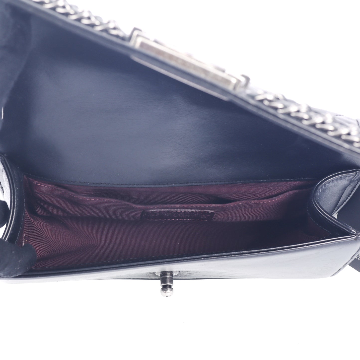 Pre-Owned Chanel Le Boy Black Quilted Calfskin Shoulder Bag 75318684