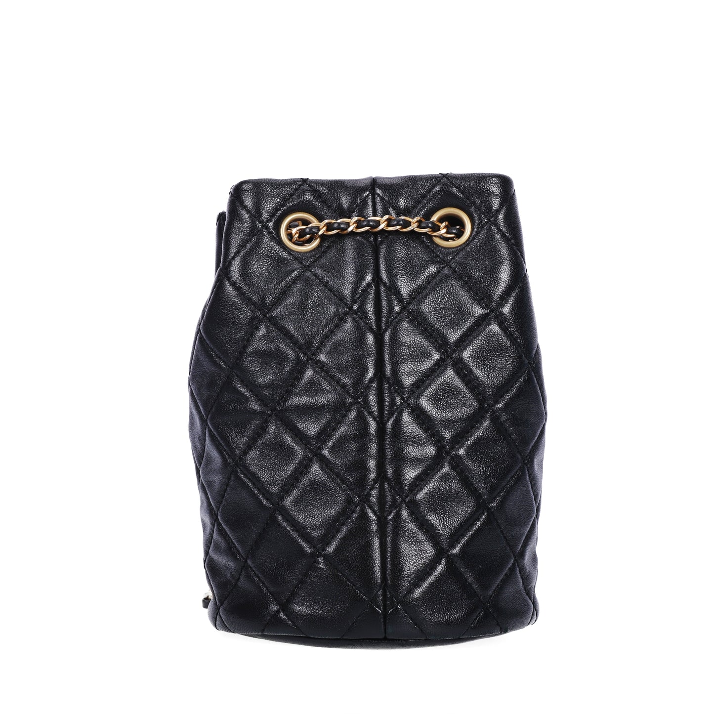 Pre-Owned Chanel Black Quilted Calfskin Shoulder Bag 75675396