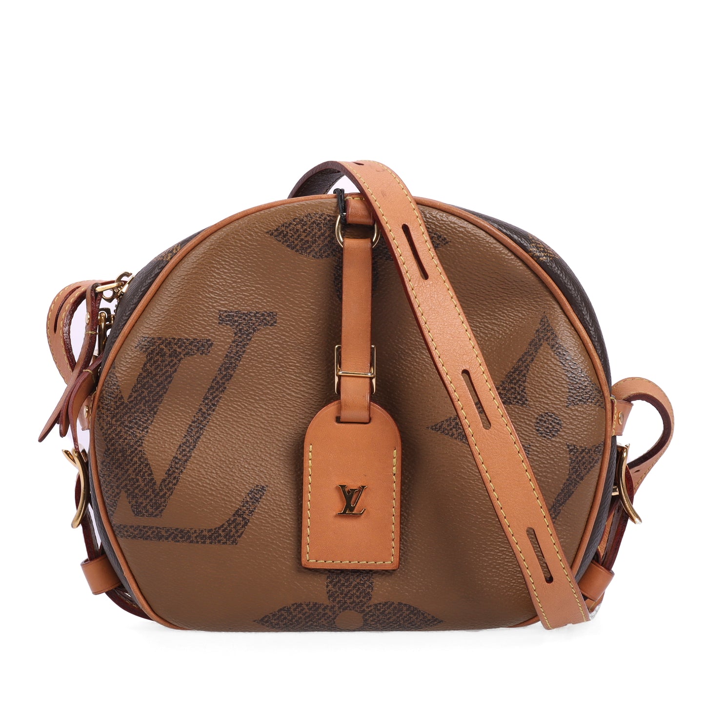 Pre-Owned Louis Vuitton Brown Monogram Coated Canvas Crossbody Bag 77259534