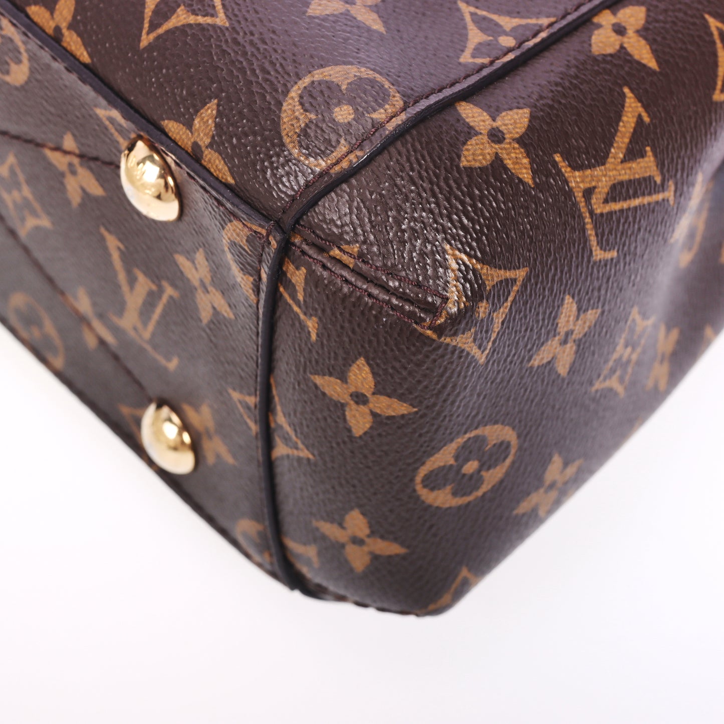 Pre-Owned Louis Vuitton Montaigne BB Brown Monogram Coated Canvas Crossbody Bag 77281099