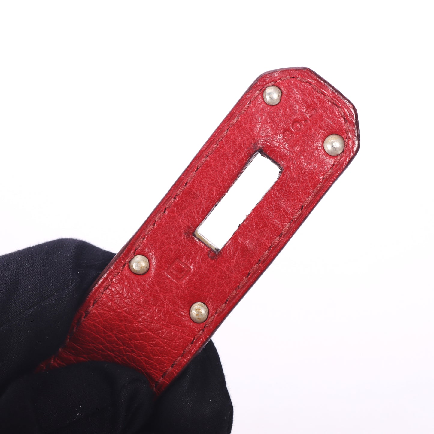 Pre-Owned Hermès Jypsiere Rouge Taurillon Clemence Calfskin Leather Shoulder Bag 78328648 C