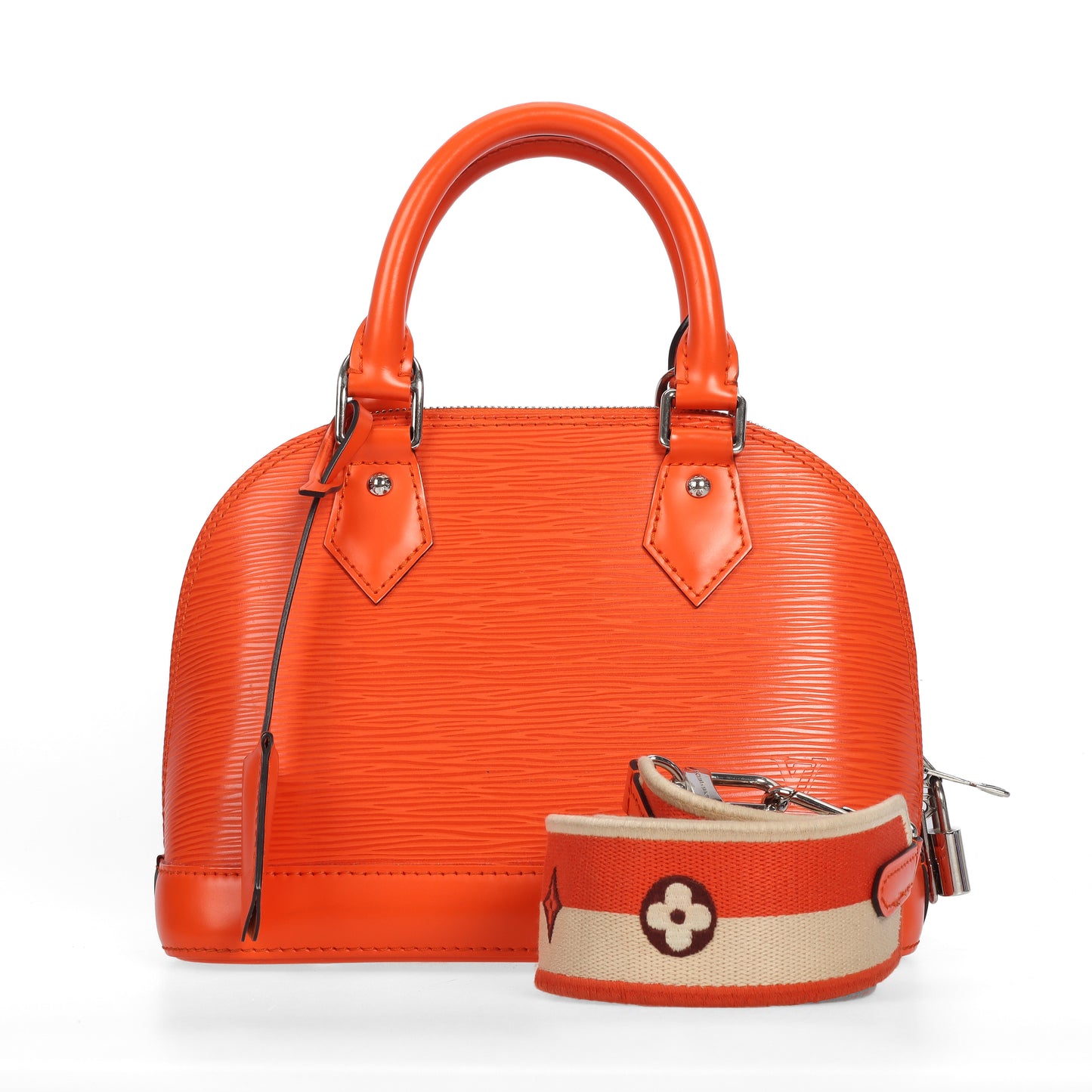 Pre-Owned Louis Vuitton Alma Orange Epi Leather Crossbody Bag 78486389