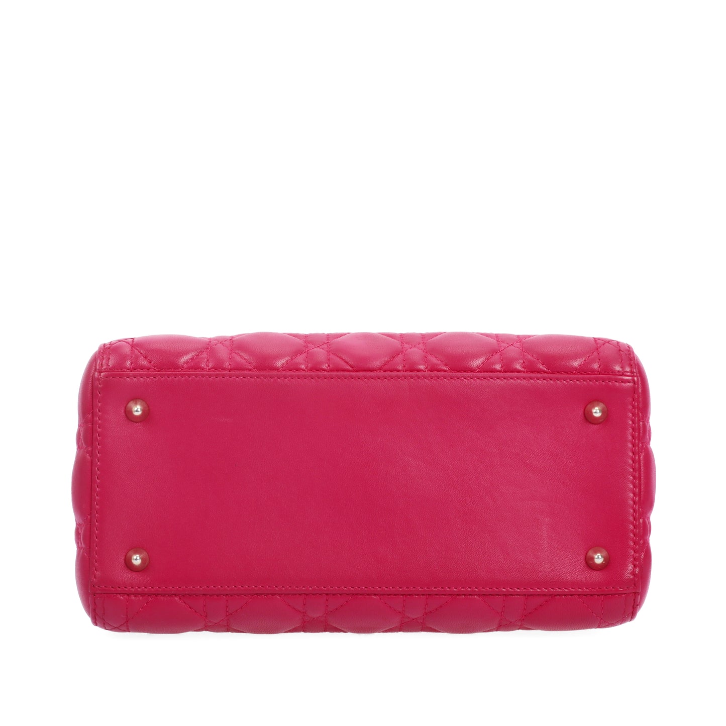 Pre-Owned Dior Lady Dior Pink Lambskin 78648626