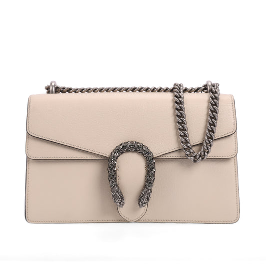 Pre-Owned Gucci Dionysus Beige Calfskin Shoulder Bag 78845105