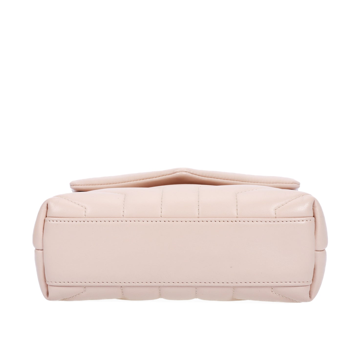 Pre-Owned Saint Laurent Loulou Nude Calfskin Shoulder Bag 79218823