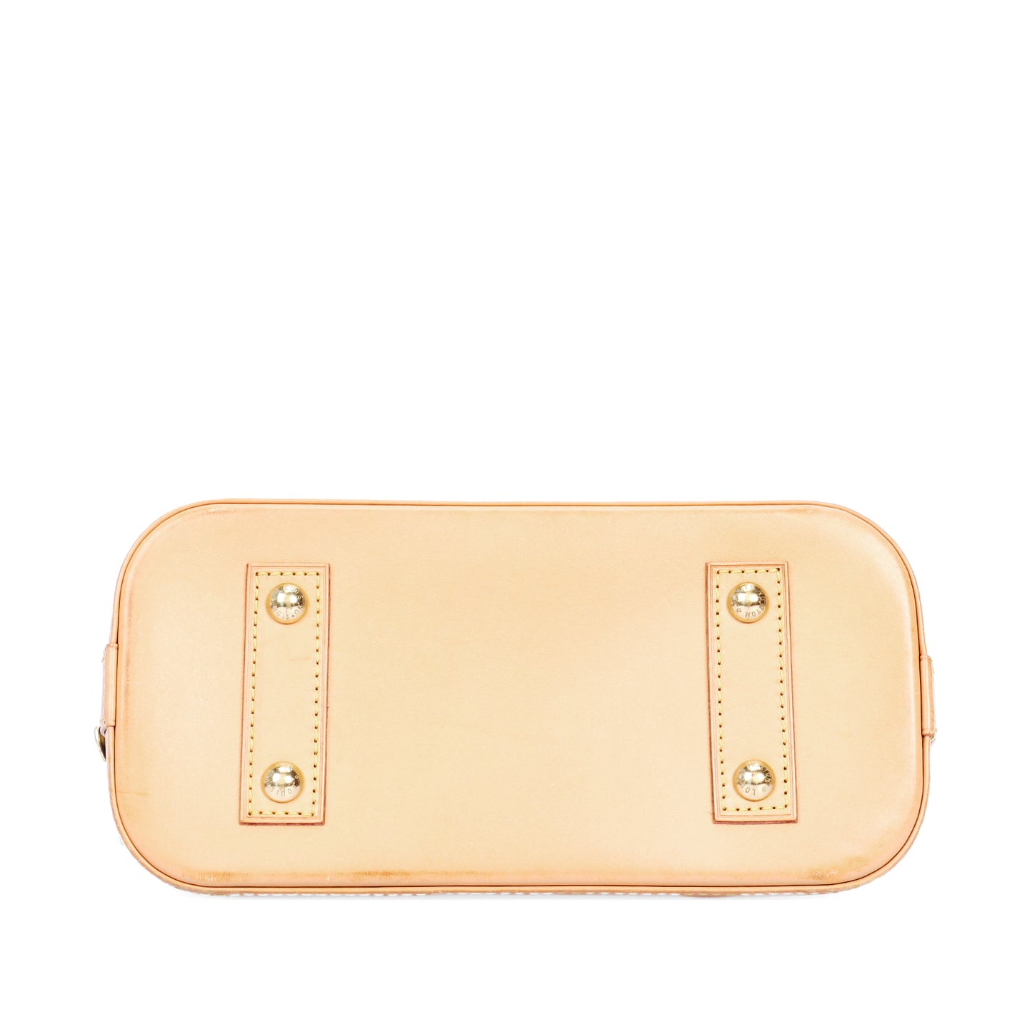 Pre-Owned Louis Vuitton Alma BB Monogram Brown Coated Canvas Crossbody Bag & Louis Vuitton Charm 80678499 & 66325671