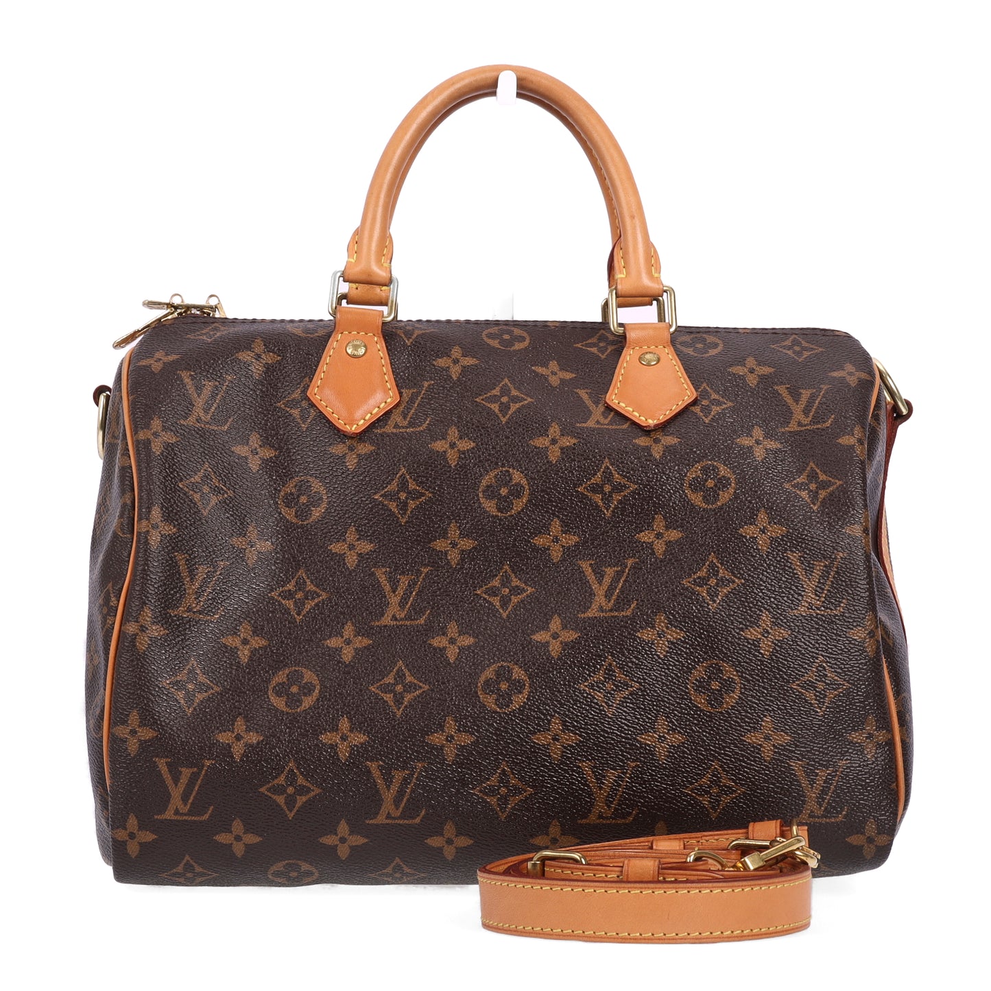 Pre-Owned Louis Vuitton Speedy Bandouliere Brown Monogram Coated Canvas Crossbody Bag 83707426