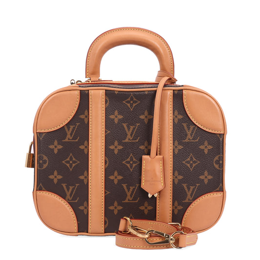 Pre-Owned Louis Vuitton Valisette Brown Monogram Coated Canvas Shoulder Bag 84347230