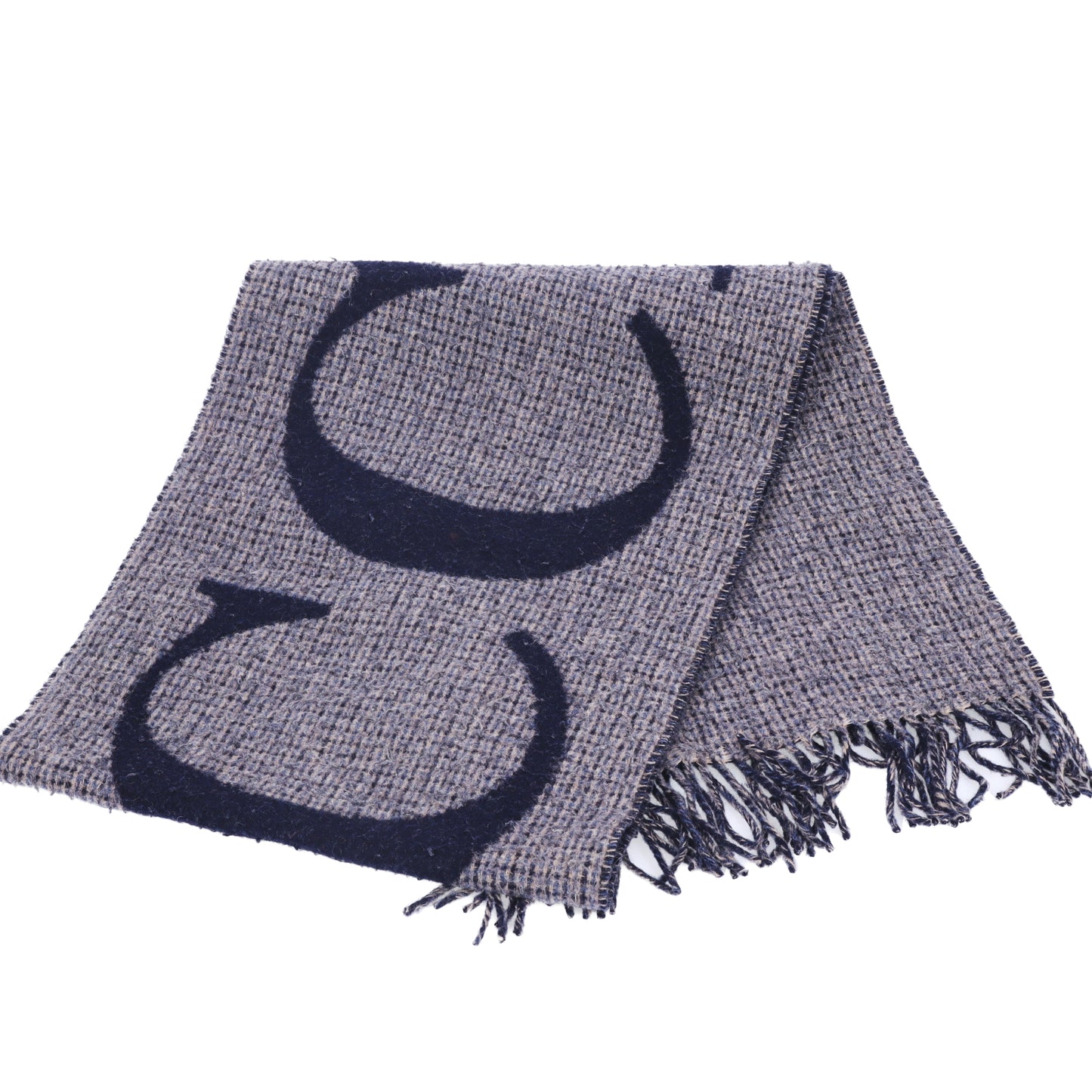 Pre-Owned Gucci Gray Wool Scarf 86015242